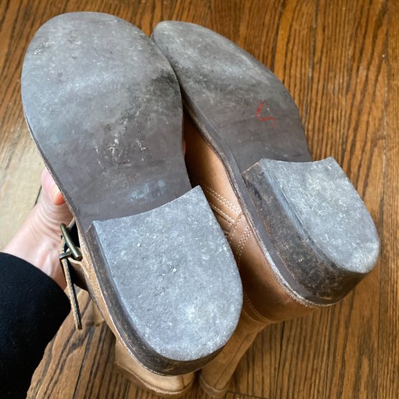 Vintage Genuine Leather Moto Boots - Picture 5 of 12